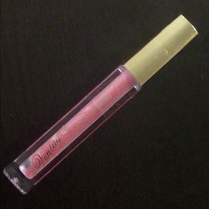 Pink sequin sparkling lip gloss, Vintage cosmetics